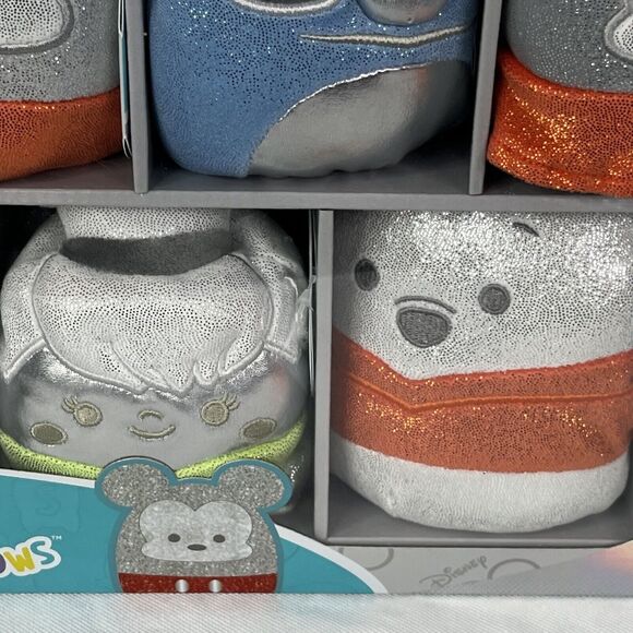 Squishmallows 5" Disney 100th Anniversary Limited Edition 5-Pack Stitch Tinker - Picture 6 of 12